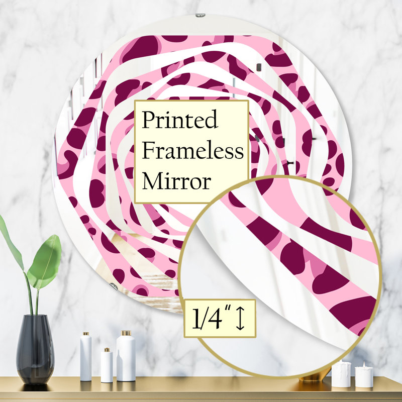 Miroir mural Leopard, 31,5 po x 31,5 po