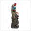 Fontaine à gnome 8,3 x 4,7 x 13,8 po avec lumière DEL, brun