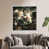 White Floater Framed