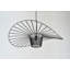 Luminaire suspendu noir en forme de chapeau 1 lumière Euharlee