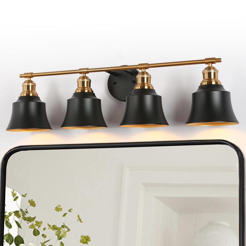 Éclairage de salle de bain à intensité variable 3 lumières, 4