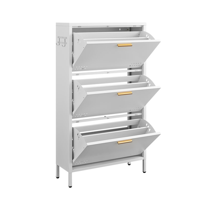 Armoire à chaussures inclinable Classic Classic, Blanc