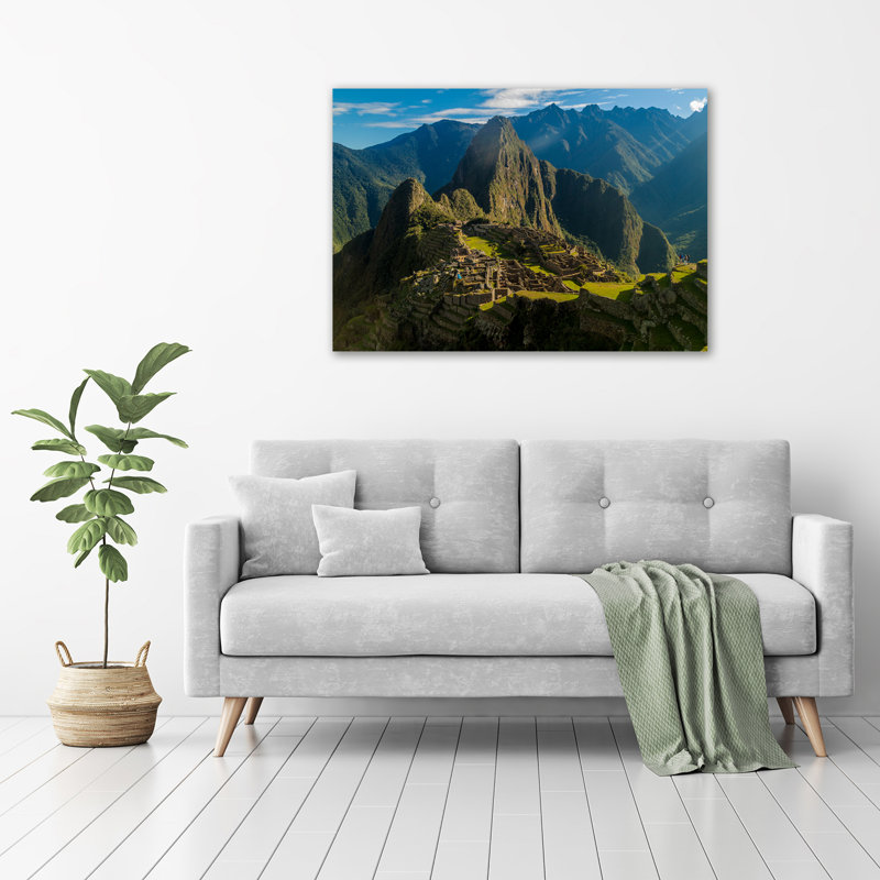 Ruins Of Machu Picchu - No Frame Print on Glass