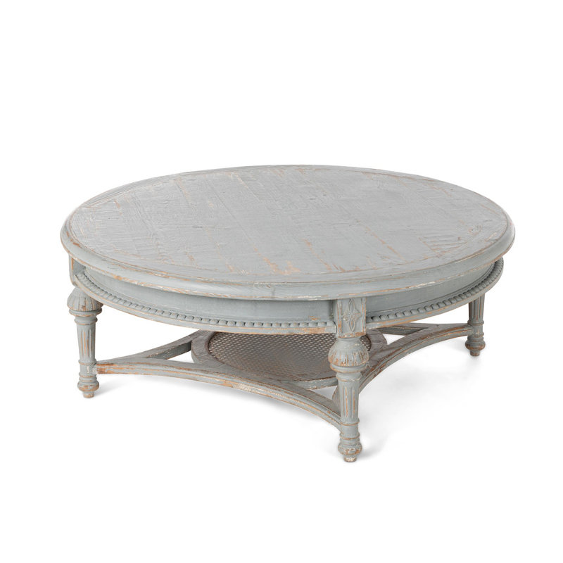 Solid Wood Top Coffee Table