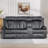 Prarthana 92.9 " Velvet Sofa Power Reclining-200502303