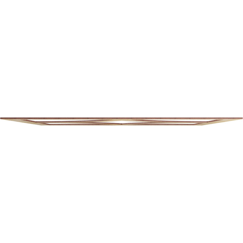Médaillon de plafond ajouré en bois Statesman, Hickory, H 38 po x l 38 po x P 0,25 po