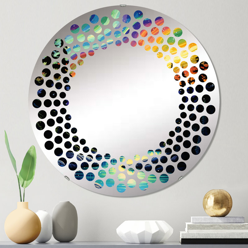 Evayne Circle Mirror, 23.6" x 23.6"