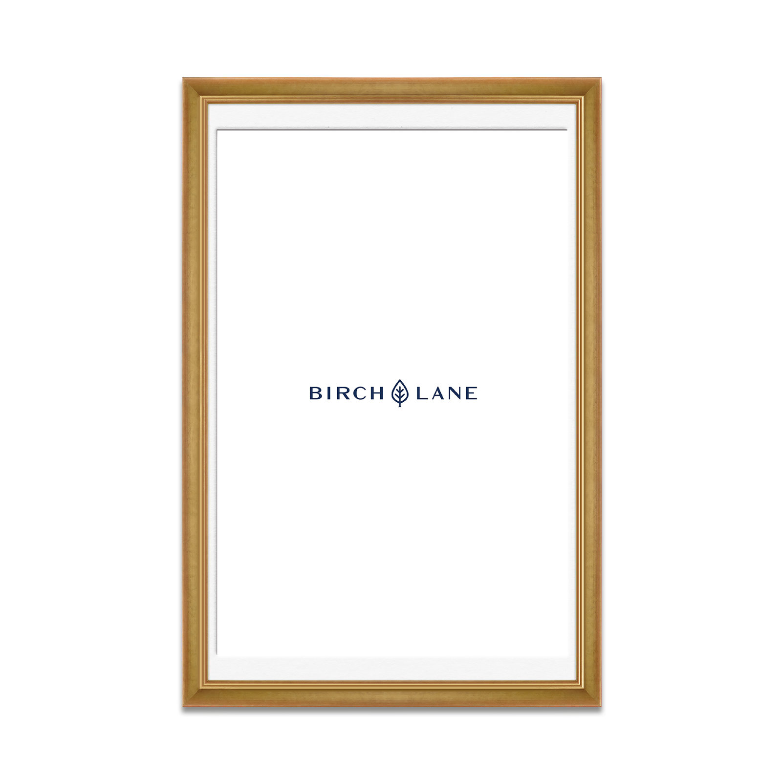Wood Picture Frame with Mat, Gold, 20" x 30"