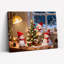 «Snowman Tree», art mural sur toile-121121863