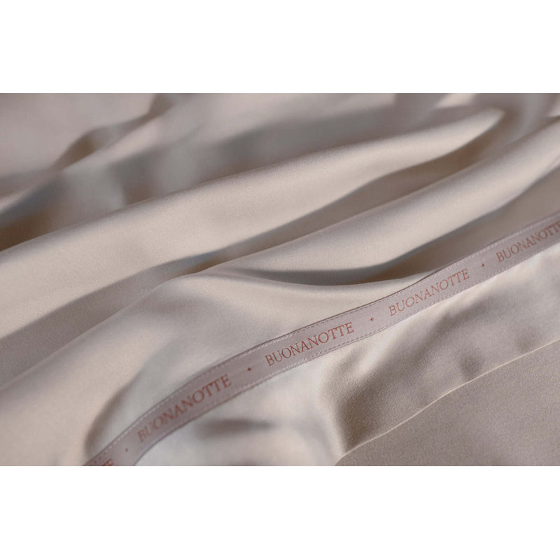 Woodland Silk Flat Sheet, Queen Flat Sheet, White