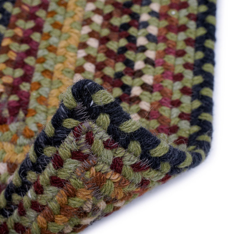 Fort Lupton Wool Indoor Rug, Concentric Rectangle 3' x 5'