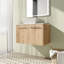 Meuble-lavabo simple mural 30 po avec comptoir en céramique