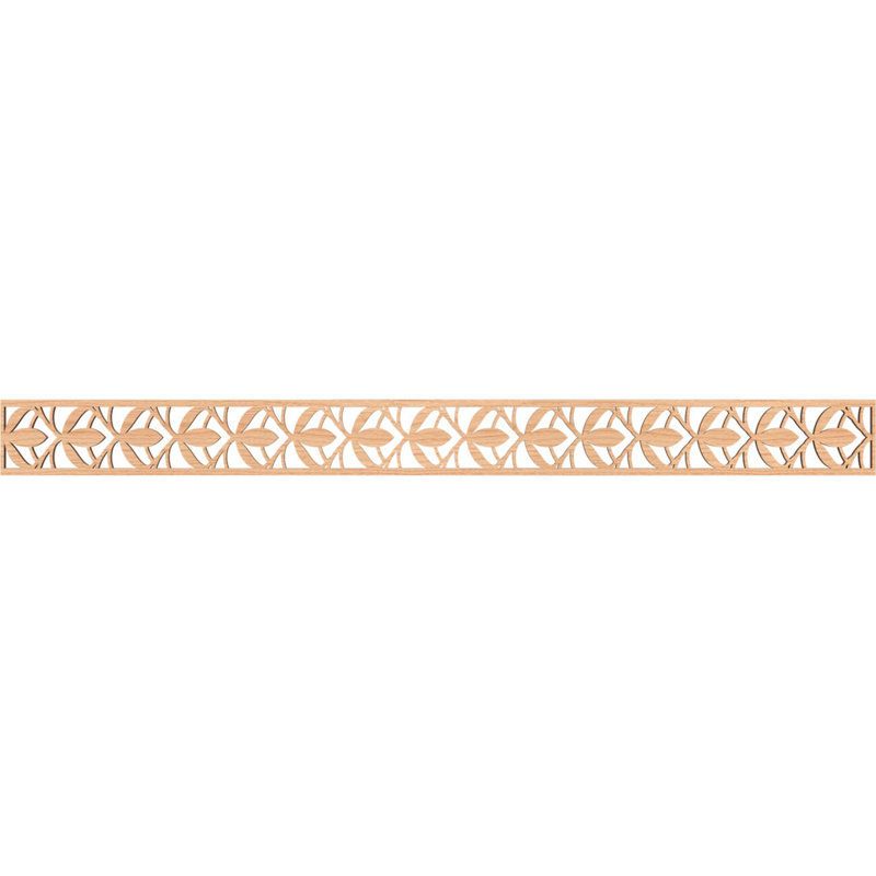 Moulure à panneau Salem, Noyer blanc, H 4 po x l 46,375 po x P 0,25 po