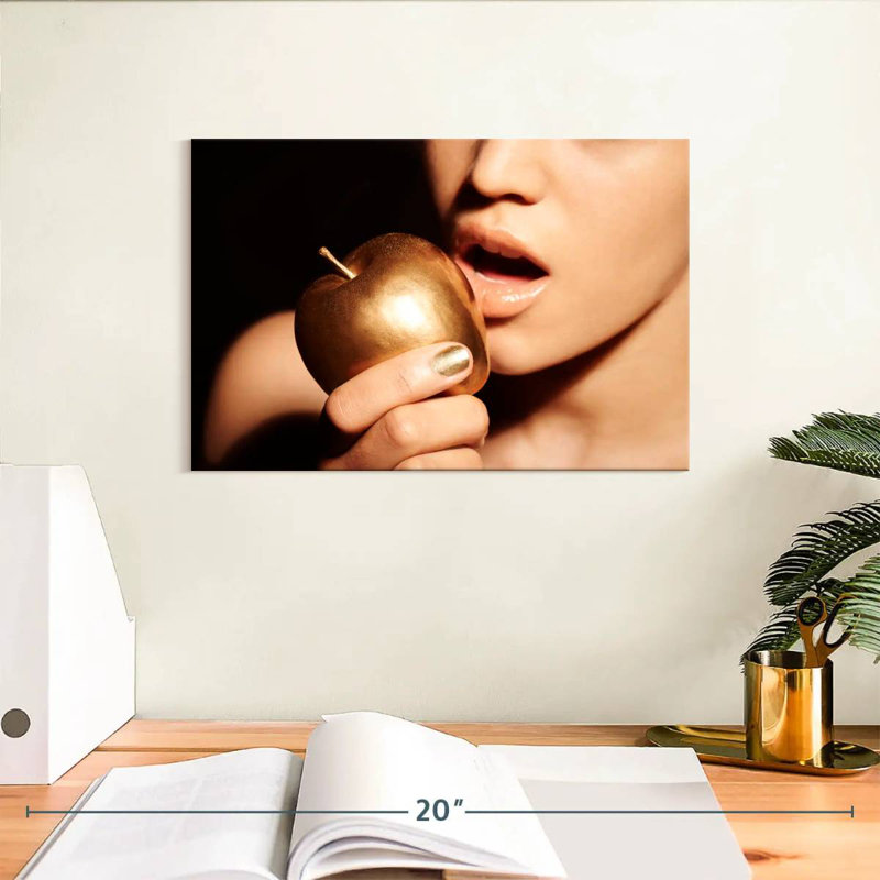Apple, 8" H x 12" W