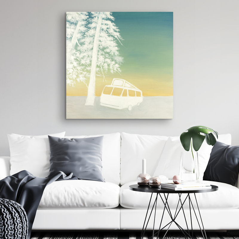 Camping - 32"x32" art on canvas