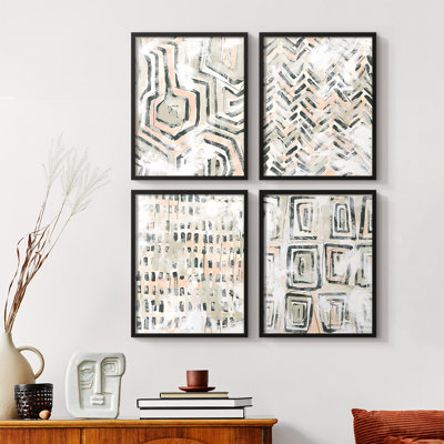 Primary Connection V Framed Print - Set of 4