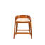 Saddle 34" Tall Counter Stool, Brown