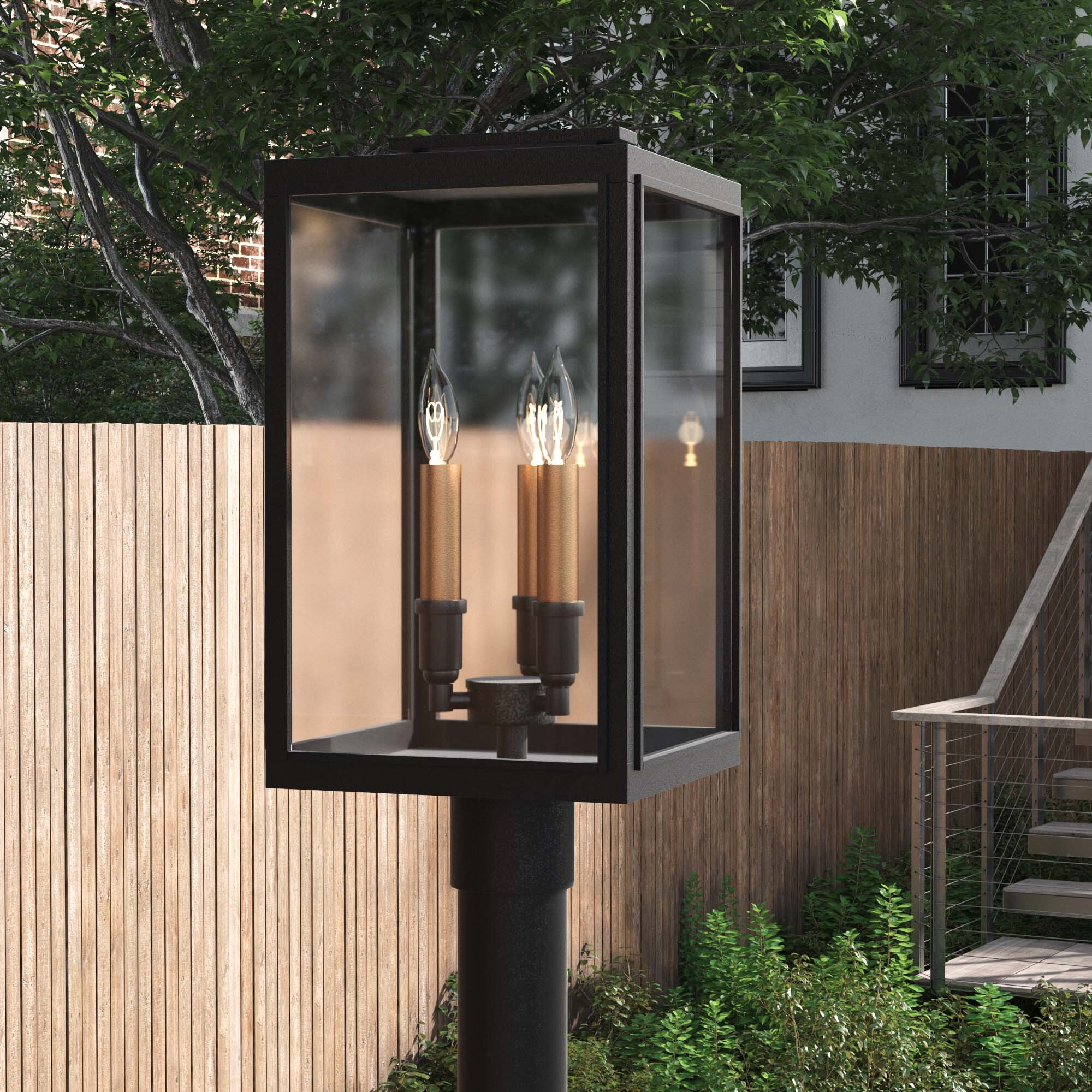 Feit Electric Flame effect 13-in Black Integrated Outdoor Wall Light in the  Outdoor Wall Lights department at