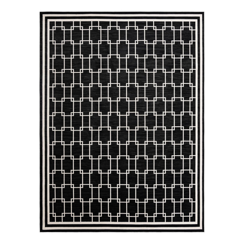 Jill Zarin Metropolitan Uptown Rug Black, Rectangle 10' x 13'1"