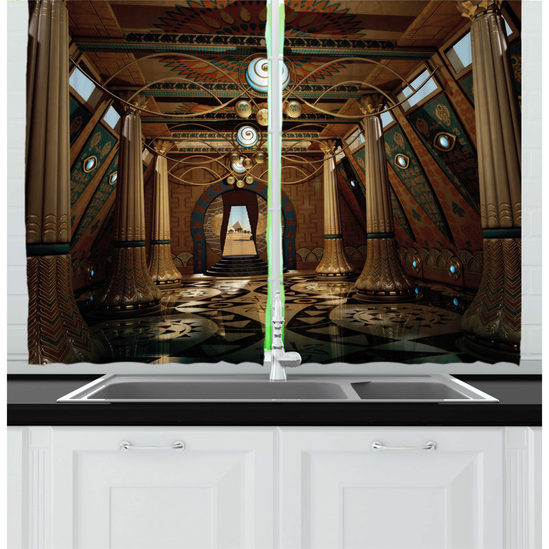 Pointed Kitchen Curtain