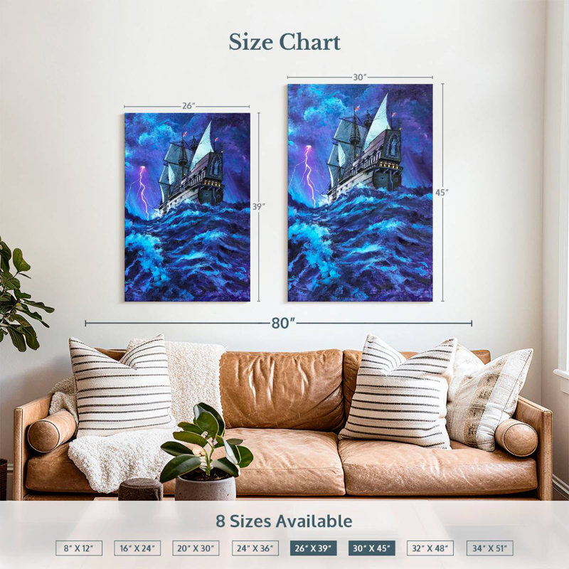 Mehar The Last Voyage, 39" H x 26" W