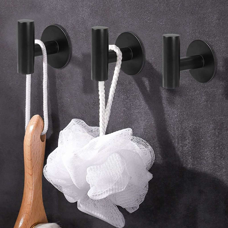 Rangement pour salle de bain Avallon, Noir mat