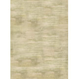 Contemporary Hand Knotted Silk Area Rug in Silver