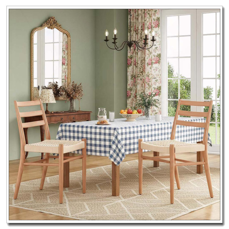 Ensemble de chaises de salle à manger, Beige, naturel
