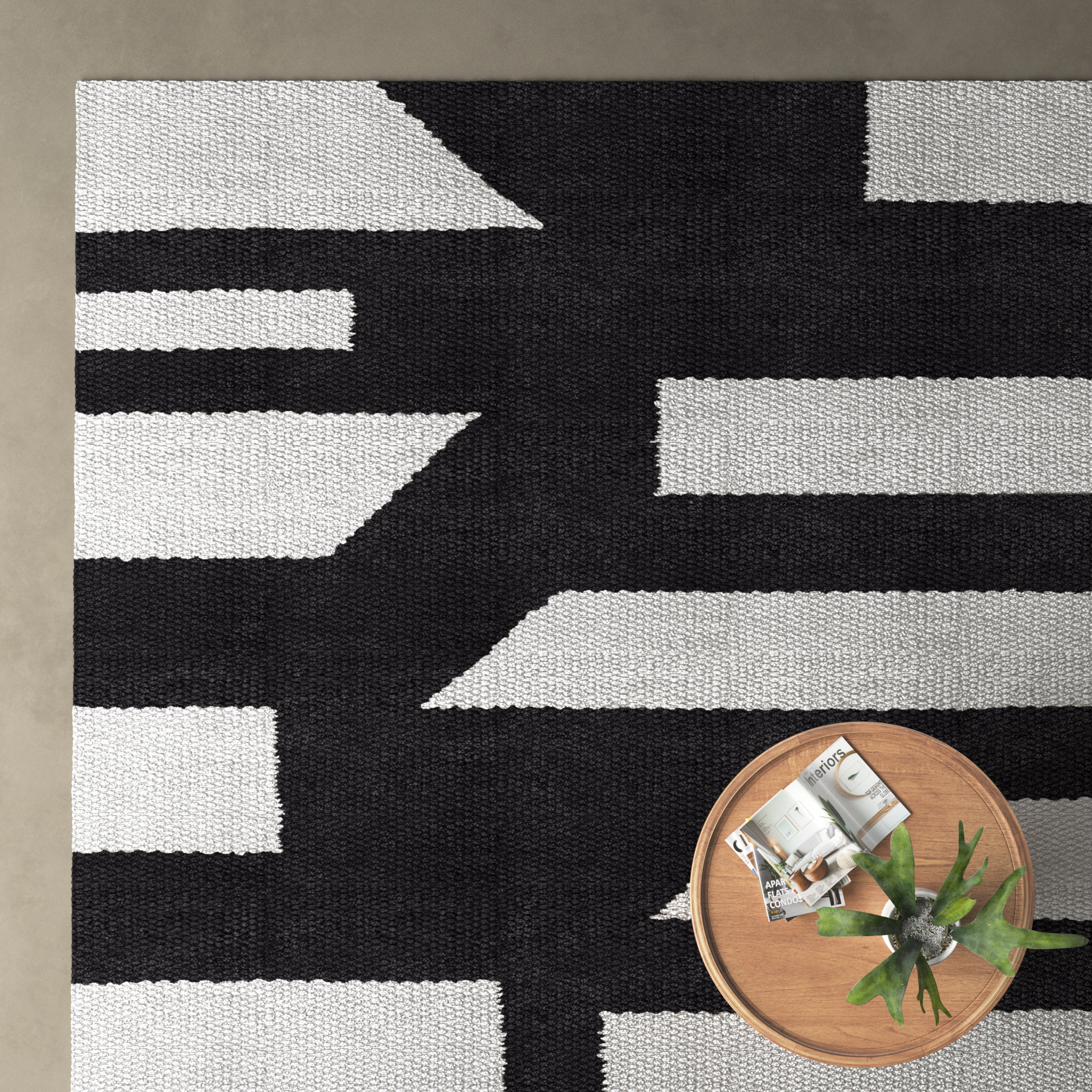 Lemaster Hand Loomed Jute / Sisal Rug, Rectangle 5' x 7'