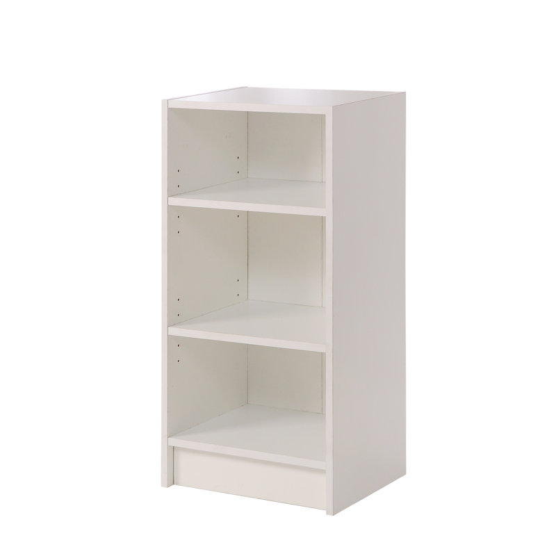 Zaira 80cm H x 40cm W Standard Bookcase, 80cm H x 40cm W x 30cm D, White