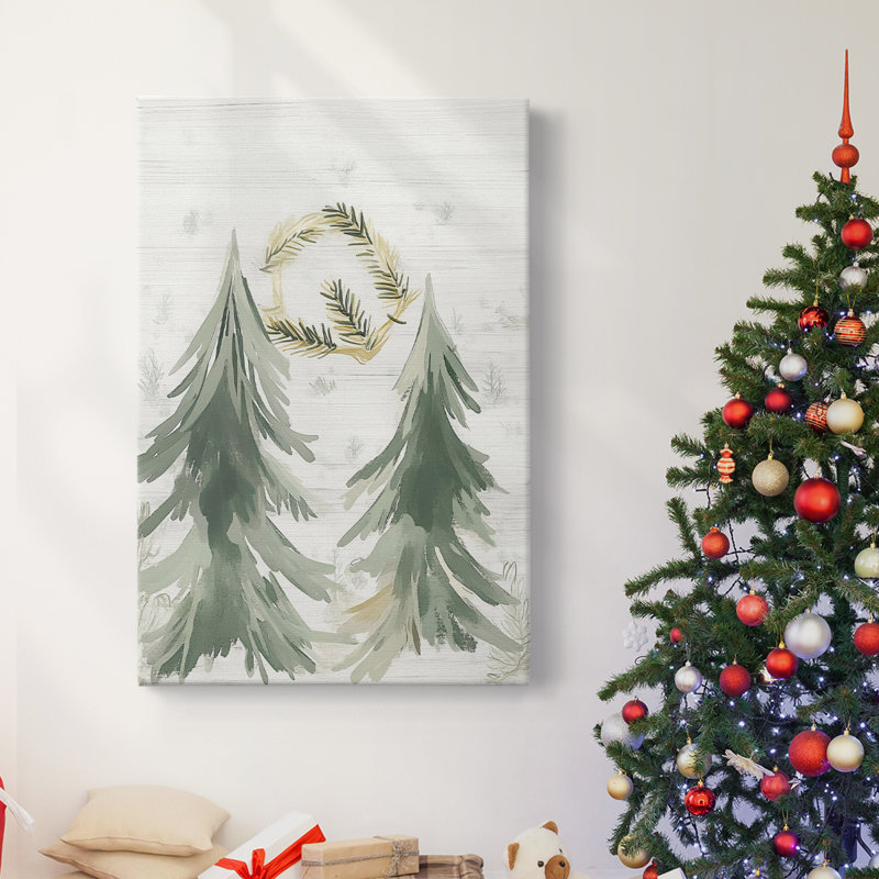 Art des Fêtes de Noël - Toile tendue avec châssis CCCCL XXI, 18" H x 12" W