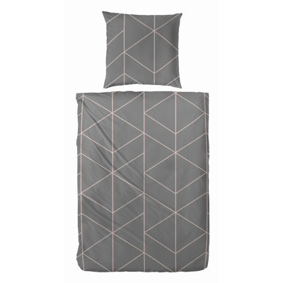 17 Stories Rietdorf Cotton Geometric Shapes Duvet Cover Set with Pillow Shams and Pillowcases