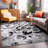 Rooshi Gray/Silver/Black Area Rug-1319499123