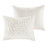 3 Piece Tufted Cotton Chenille Floral Comforter Set Off-White King/Cal King