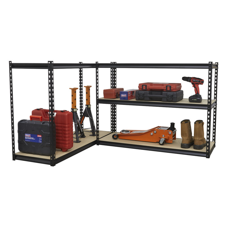 Shavonne Metal Shelving Unit, 183cm H x 122cm W x 46cm D