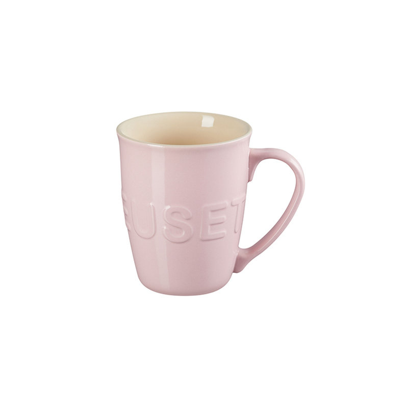 Le Creuset Xl Logo Coffee Mug 20 Oz Chiffon Pink