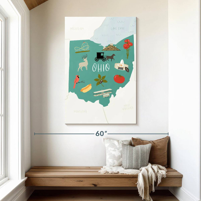 Ohio, icônes, H 48 po x l 32 po