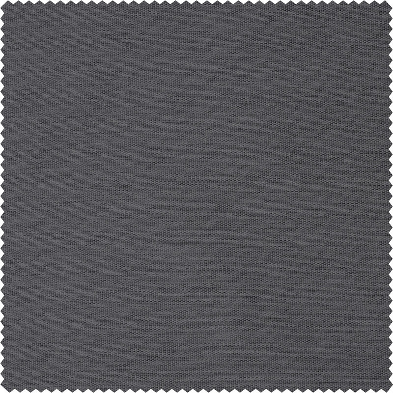 Rideaux obscurcissants en lin synthétique pour chambre et salon Bellino (1 panneau), Truffe fumée, L 50 po x L 108 po