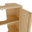 Armoire de lavabo grande capacité en bambou naturel