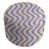 Violet bleu / beige sélectionné