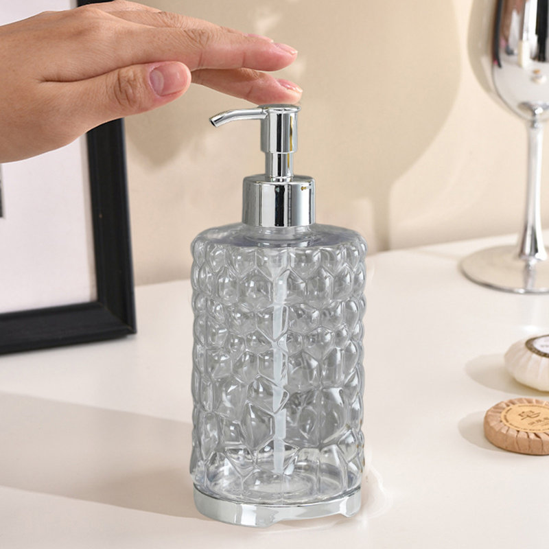 Bouteille d'eau 420 ml Distributeur de mains Bouteille Good Look Hands, Clair