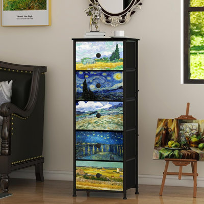 Commode 5 tiroirs Rozella