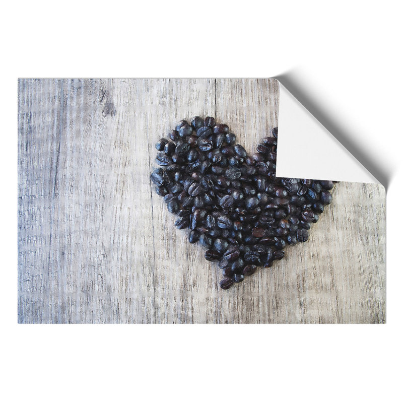 Coffee Beans Painting - Frameless Print, 21cm H x 30cm W x 0.1cm D