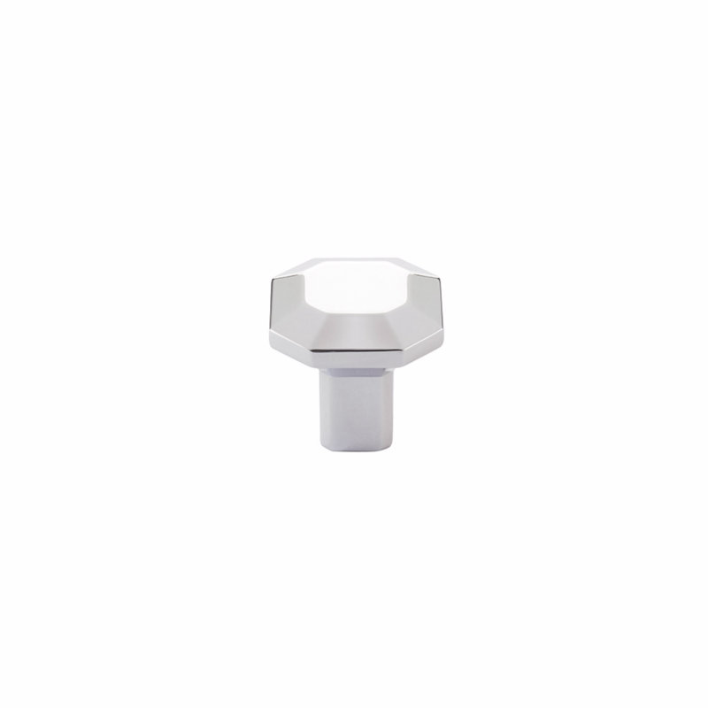 Riviera Bar Knob, Polished Chrome