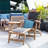 Radium Outdoor Teak Wood Chaise Lounge