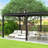 8640E Louver Pergola 10X19ft Aluminum Frame & Steel Louvers-123203385