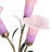 23.5"H Hand Blown Glass 3 Calla Lily Uplight Accent Lamp-1706582669