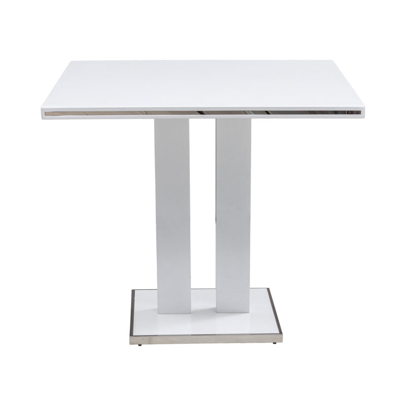 Wavell Table de salle à manger à piédestal pouvant accueillir jusqu'à 4 personnes
