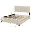 Lit plateforme tapissier avec tiroirs et lit gigogne-1125577073