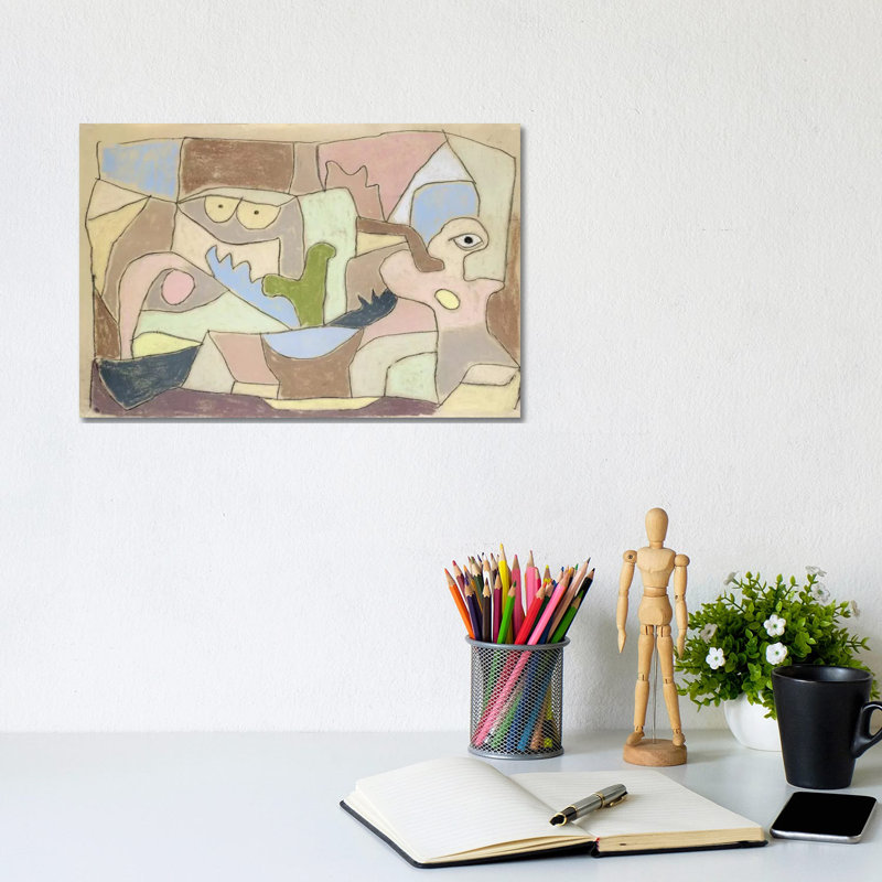 Also True Of Plants (Gilt Auch Fur Pflanzen) 1932 by Paul Klee - Wrapped Canvas Print